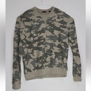 ATM Anthony Thomas Melillo Mens Army Combo Pique Camo Pullover Sweatshirt Size L